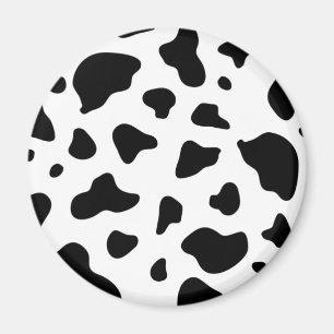Imán de impresión de patrón de vaca