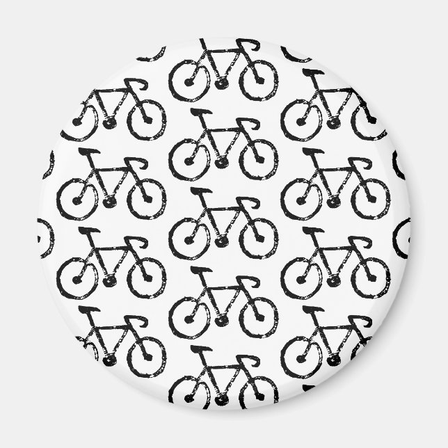 Imán de impresión en bicicleta de Carreras (Frente)