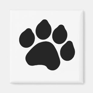 Imán de impresión Paw