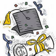 IMÁN DE INSERCIÓN DE INVITACIÓN DE GRADUACIÓN