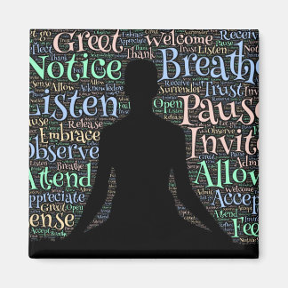Imán de inspiración de meditación