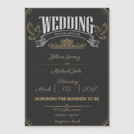 ¡Imán de invitación a la boda, Personalizar!