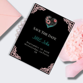 Imán de Invitación de Boda para Guardar la Fecha