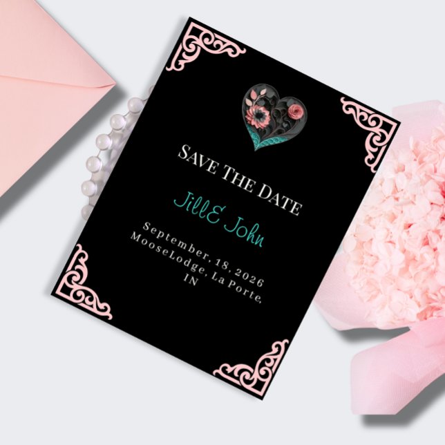 Imán de Invitación de Boda para Guardar la Fecha (Subido por el creador)