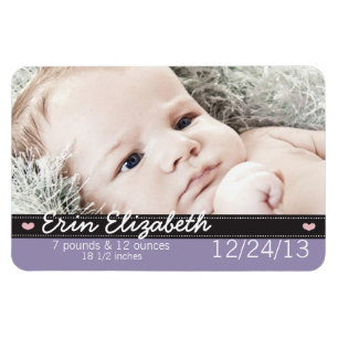 Imán de Invitación para bebés