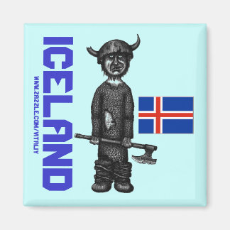 Imán de Islandia con visión divertida