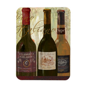 Imán de Italiano del vino