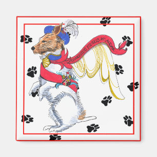 Imán de Jack Russell de los ángeles de Gulliver