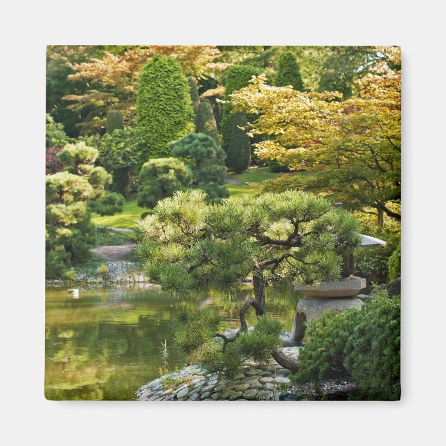 Imán de Jardín Japonés (Frente)