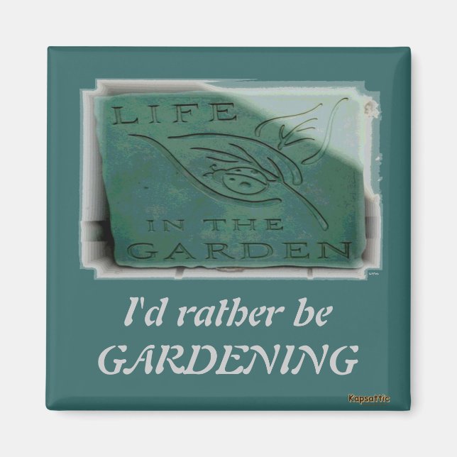 Imán de jardinería (Frente)