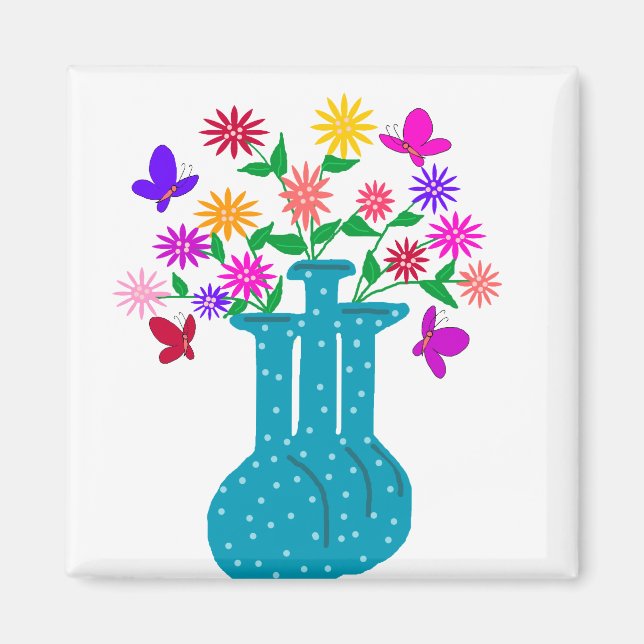 imán de jarrones redondos (Frente)