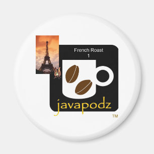 Imán de JavaPodz Frig - carne asada del francés