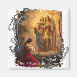 Imán de Juana de Arco del santo