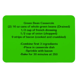 Imán de judías verdes