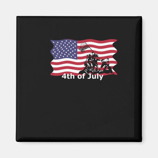 Imán De Julio T Camisetas Iwo Jima (Frente)
