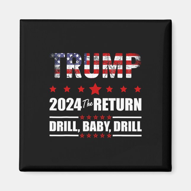 Imán De Julio Trump 2024 Drill Ba (Frente)