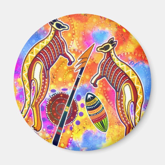 Imán de Kangaroos (Frente)