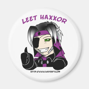 Imán de Kip "Leet Haxxor"