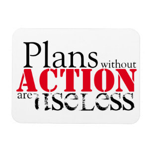 Imán de la acción del plan