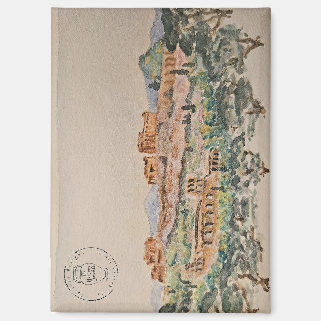 Imán de la Acrópolis ateniense (Anverso)