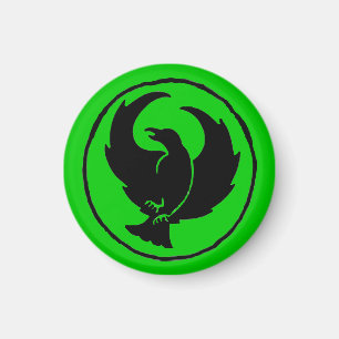 Imán de la araña (negro/verde verdadero)