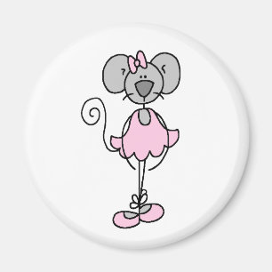 Imán de la bailarina del ratón