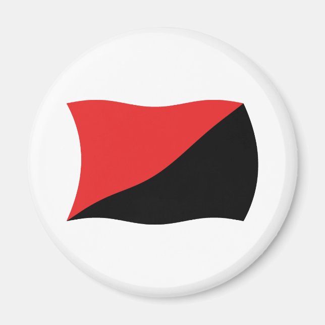 Imán de la Bandera Anarcosindicalista (Frente)