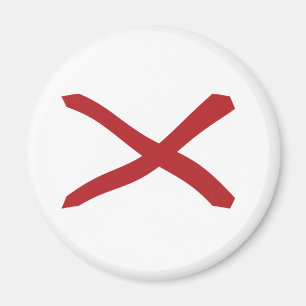Imán de la bandera de Alabama