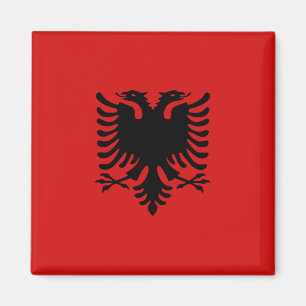 Imán de la bandera de Albania