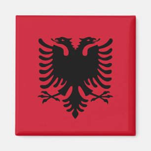 Imán de la bandera de Albania