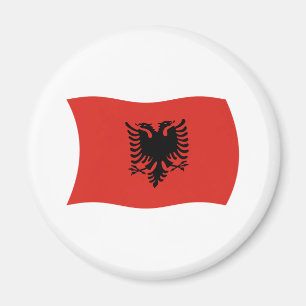 Imán de la bandera de Albania