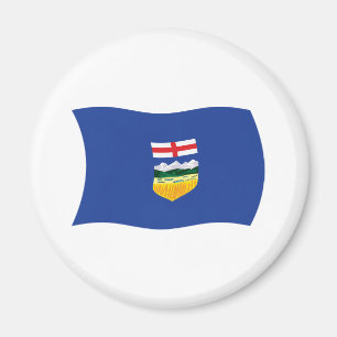 Imán de la bandera de Alberta