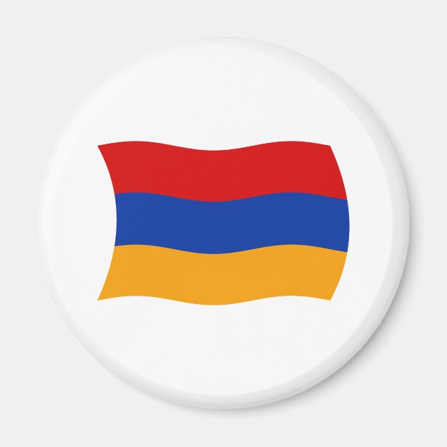 Imán de la bandera de Armenia (Frente)
