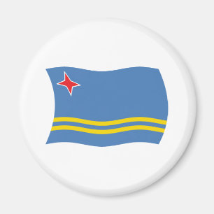 Imán de la bandera de Aruba