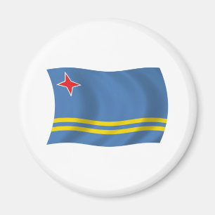 Imán de la bandera de Aruba