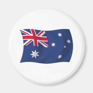 Imán de la bandera de Australia