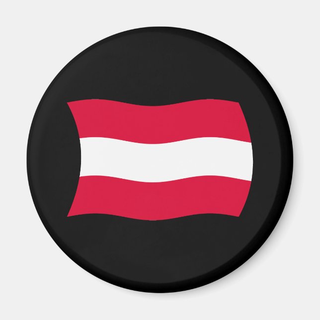 Imán de la bandera de Austria (Frente)