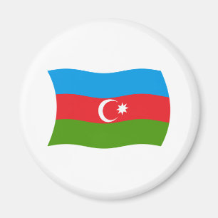 Imán de la bandera de Azerbaiyán