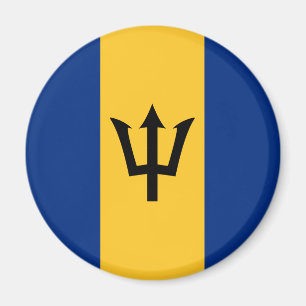 Imán de la bandera de Barbados