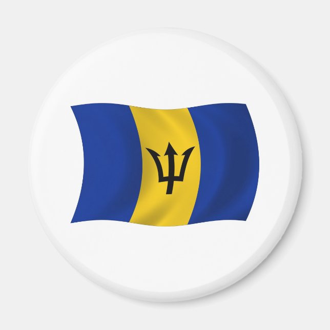 Imán de la bandera de Barbados (Frente)