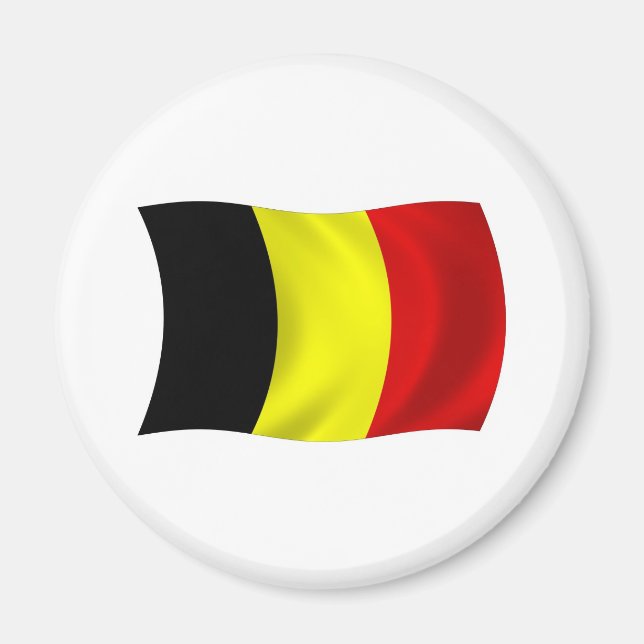 Imán de la bandera de Bélgica (Frente)