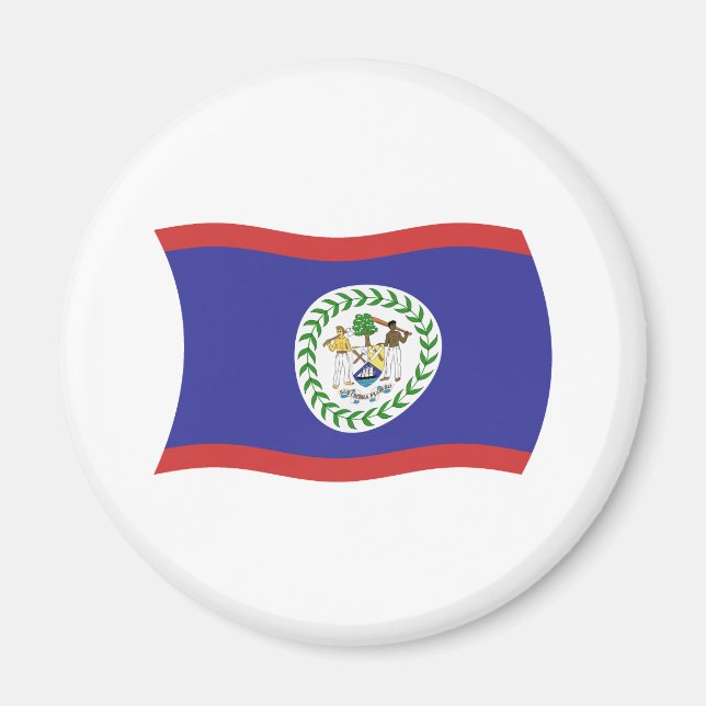 Imán de la bandera de Belice (Frente)