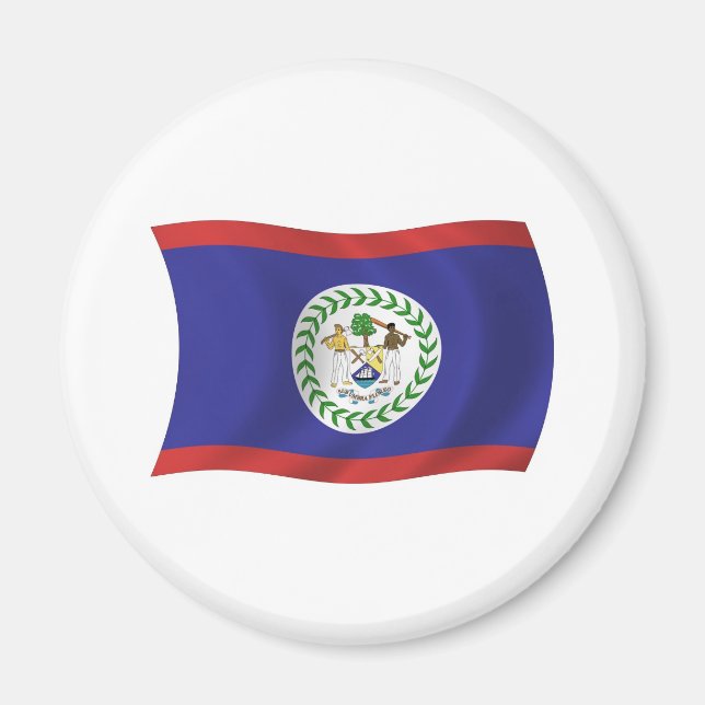 Imán de la bandera de Belice (Frente)