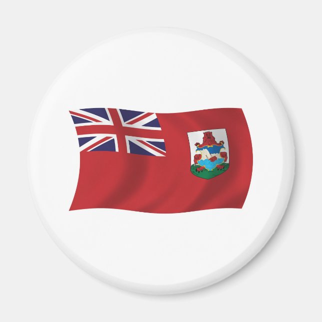 Imán de la bandera de Bermudas (Frente)