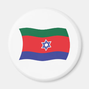 Imán de la bandera de Bnei Menashe