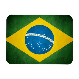 Imán de la bandera de Brsil
