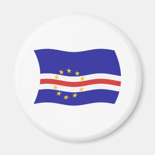 Imán de la bandera de Cabo Verde