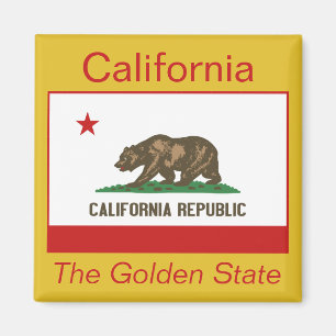 Imán de la bandera de California