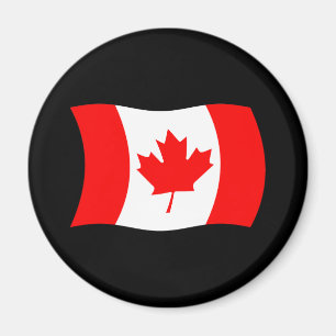 Imán de la bandera de Canadá