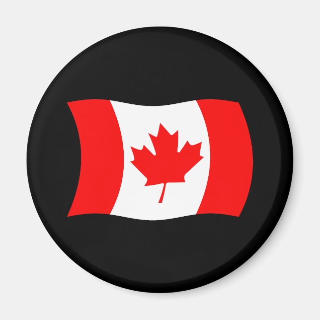 Imán de la bandera de Canadá (Frente)